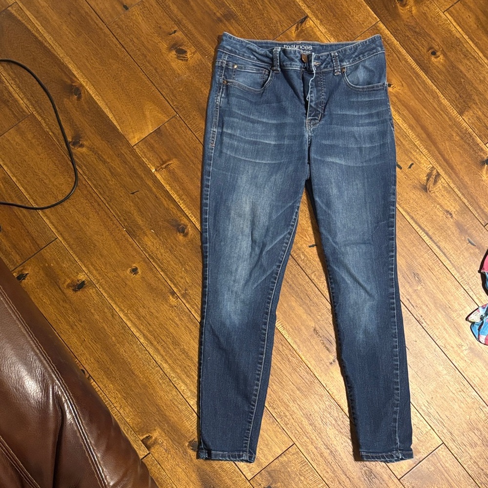 Maurices Women's Medium Blue Skinny Jeans